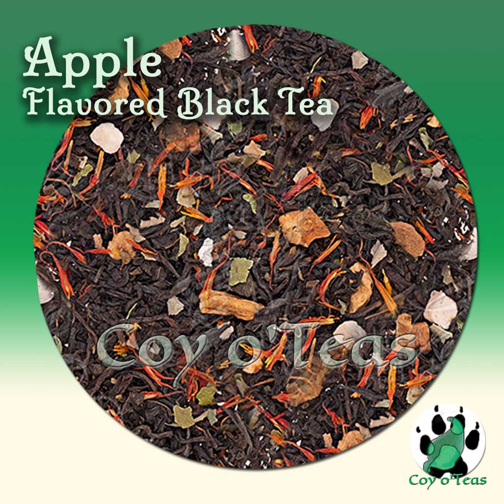 Apple flavored black tea