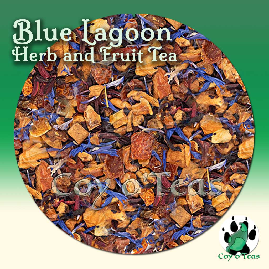 Blue Lagoon herb and fruit tea by Coyoteas