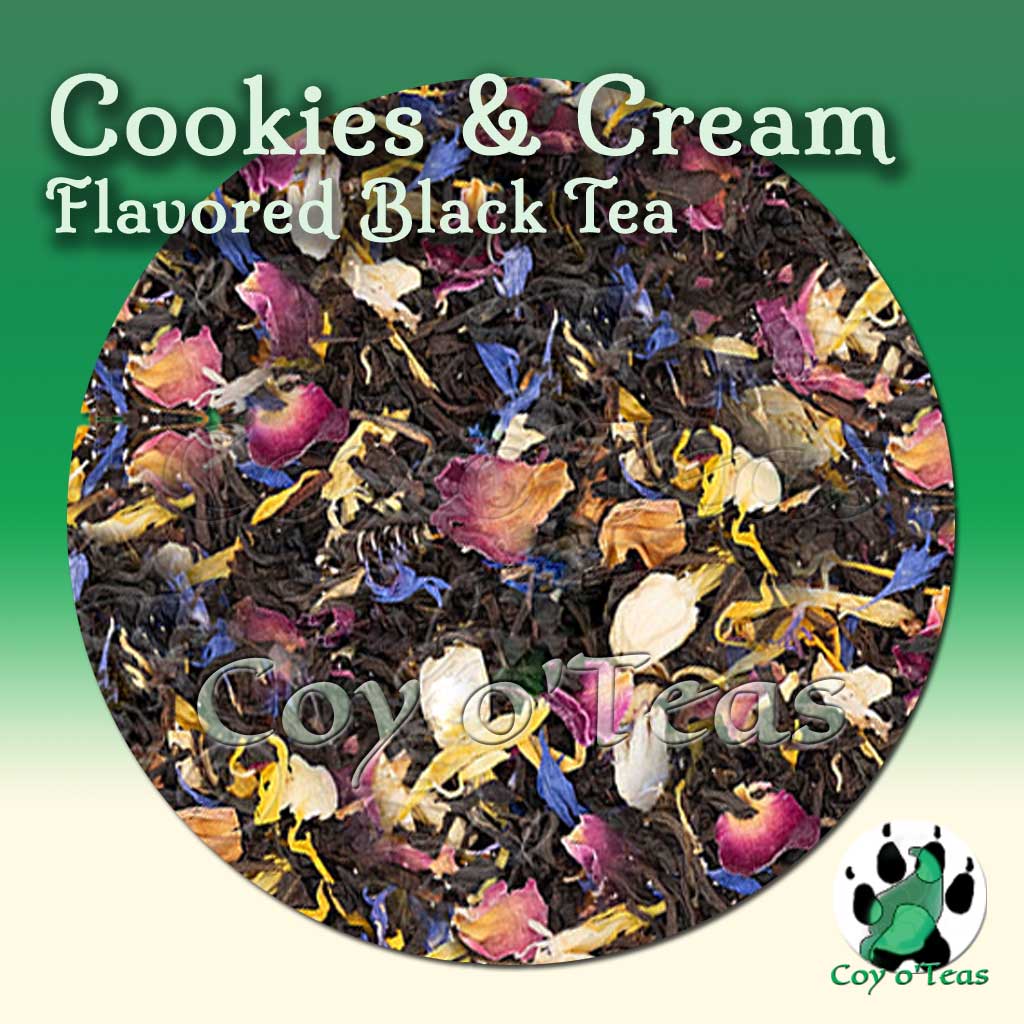 Cookies and Cream flavored black tea