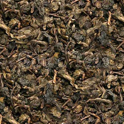 coyoteas store Ti Kuan Yin Iron Goddess tea classic oolong premium gourmet tea from Coy o'Teas. Image©2023 A.M. Coy.