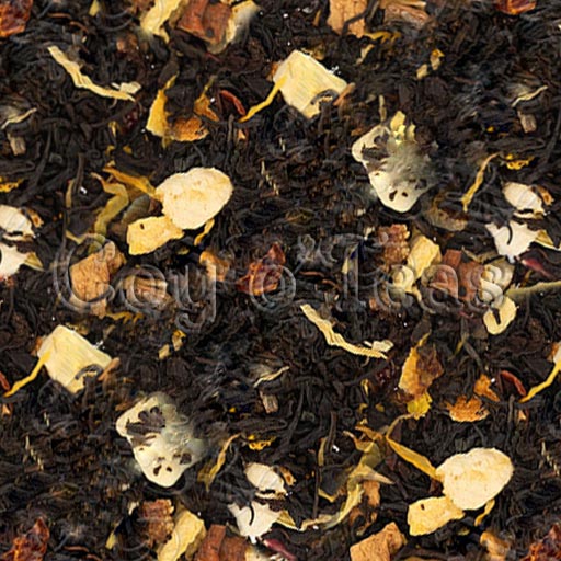 coyoteas store Pumpkin Spice flavored black premium gourmet tea from Coy o'Teas. Image©2023 A.M. Coy. fall, harvest, autumn, pumpkin tea