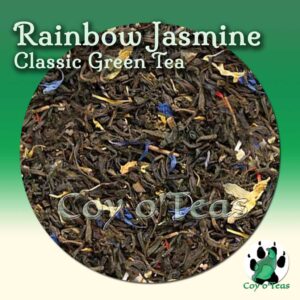 Balinese Rainbow Jasmine tea – classic green loose tea (scented/unflavored)