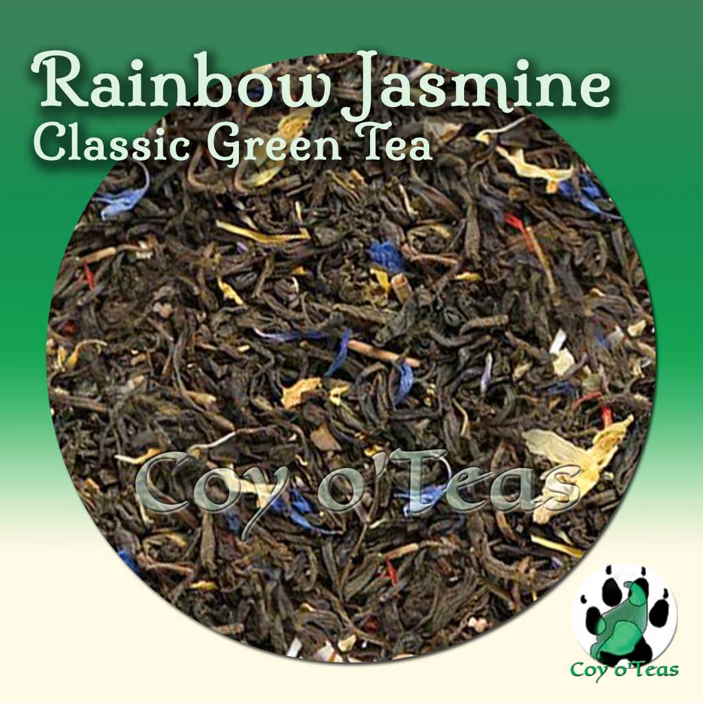 Balinese Rainbow Jasmine tea from Coyoteas.com