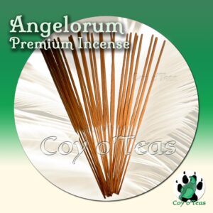 Coyoteas store premium incense Angelorum - Copyright(c) 2023 A.M. Coy - All Rights Reserved. angels angelic incense, incense sticks, incense cones