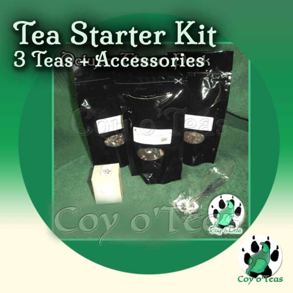 Coyoteas store tea starter kit- Copyright(c) 2023 A.M. Coy - All Rights Reserved.