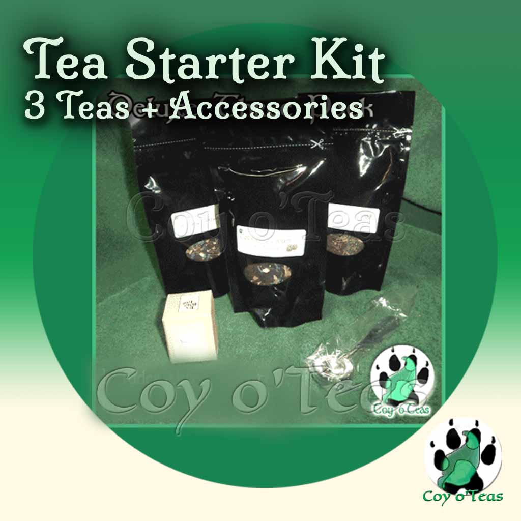 Coyoteas store tea starter kit- Copyright(c) 2023 A.M. Coy - All Rights Reserved.