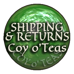 coyoteas Shipping and Returns and Refunds - Copyright(c) 2023 A.M. Coy. Shipping terms, return terms.